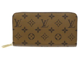 【箱・布袋あり】LOUIS VUITTON　ルイ・ヴィトン　ジッピー・ウォレット　M82444　モノグラム・リバース キャンバス　ブラウン　ロングウォレット　長財布　ラウンドファスナー　レディース　メンズ　ユニセックス　ギフト　プレゼント包装可【中古】松山久万ノ台店