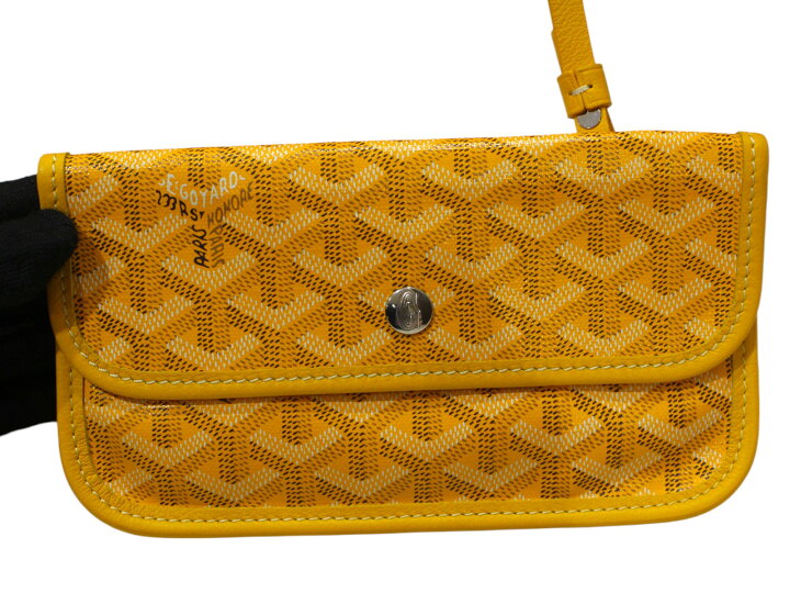 楽天市場】【ポーチあり】GOYARD ゴヤール サン・ルイ PM イエロー PVC 