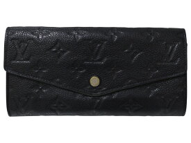 LOUIS VUITTON　ルイ・ヴィトン　ポルトフォイユ・キュリユーズ　M60287　長財布　ロングウォレット　かぶせ蓋　ノワール　黒　ブラック　モノグラム・アンプラント　メンズ　レディース　ユニセックス　LV　人気　ギフト　プレゼント包装可【中古】松前R56号店