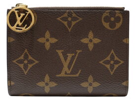 【箱・布袋あり】LOUIS VUITTON　ルイ・ヴィトン　ポルトフォイユ・リサ　M83605　モノグラム・キャンバス　ブラウン　ブルーオランプ　水色　2つ折り財布　コンパクトウォレット　IC　ウィメンズ　レディース　定番　ギフト　プレゼント包装可【中古】松山朝生田店