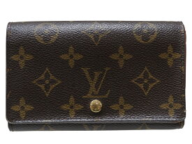 LOUIS VUITTON　ルイ・ヴィトン　ポルトモネ・ビエトレゾール　M61730　モノグラム・キャンバス　ブラウン　2つ折り財布　コンパクトウォレット　メンズ　ウィメンズ　レディース　LV　シンプル　定番　ギフト　プレゼント包装可【中古】松山朝生田店