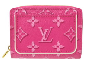 LOUIS VUITTON　ルイ・ヴィトン　ポルトフォイユ・ルー　M81472　二つ折り財布　コンパクトウォレット　モノグラム・キャンバス　ピンク系　ゴールド金具　レディース　ウィメンズ　人気　LV　シンプル　ギフト　プレゼント包装可【中古】松前R56号店