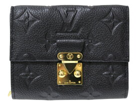 【箱・布袋】LOUIS VUITTON　ルイ・ヴィトン　ポルトフォイユ・メティスコンパクト　M80880　ノワール　ブラック　黒　三つ折り財布　モノグラム・アンプラント　レディース　メンズ　ユニセックス　人気　LV　シンプル　ギフト　プレゼント包装可【中古】松前R56号店