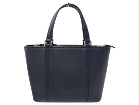 BURBERRY　バーバリー　ノバチェックハンドバッグ　ネイビー系　レザー　シルバー金具　小さめ　コンパクト　レディース　ウィメンズ　可愛い　シンプル　人気　ギフト　プレゼント包装可【中古】松山朝生田店