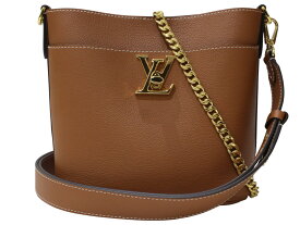 【未使用品・箱・布袋付】LOUIS VUITTON　ルイ・ヴィトン　ロック＆ウォーク　M24165　レザー　ゴールド金具　ブラウン系　3way　ワンショルダーバッグ　ハンドバッグ　肩掛け　斜め掛け　レディース　LV　ギフト　プレゼント包装可【中古】松前R56号店