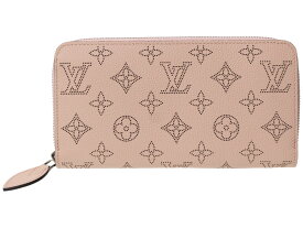 【箱・布袋付】LOUIS VUITTON　ルイ・ヴィトン　ジッピーウォレット　M82755　マヒナ　ジャスミンピンク　IC　ラウンドファスナー　ウォレット　財布　長財布　レディース　ギフト　上品　プレゼント包装可【中古】松前R56号店