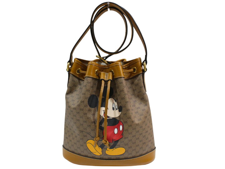 楽天市場】【布袋あり】GUCCI グッチ スモールバケットバッグ 602691 
