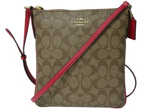 未使用級☆COACHコーチ ショルダーバッグ シグネチャー ナイロン 軽量 
