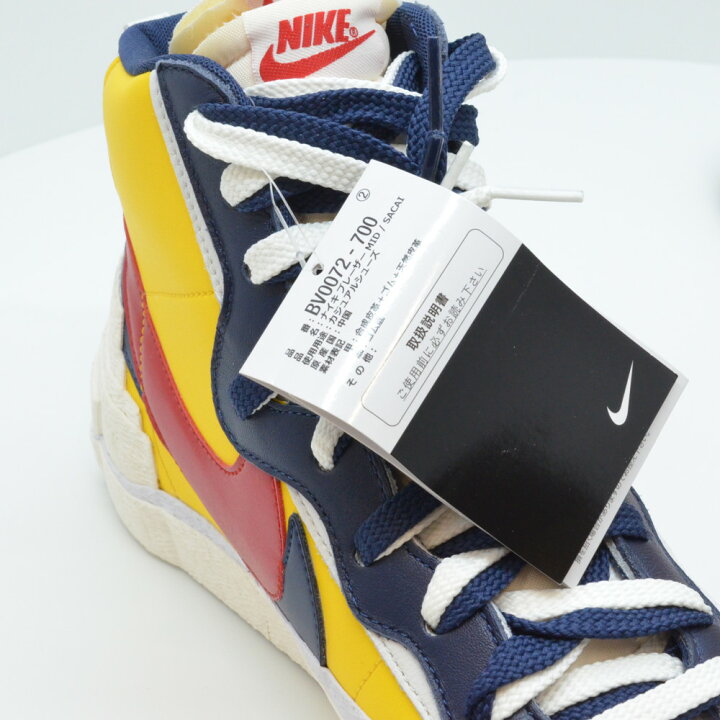 楽天市場】NIKE×sacai ナイキ×サカイ BV0072-700 BLAZER MID イエロー 