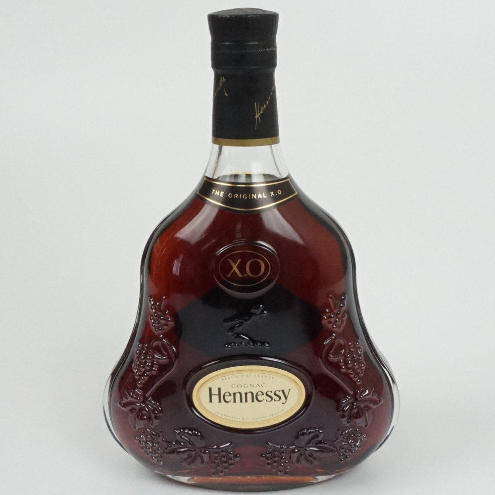Hennessy XO フランス コニャック ブランデー 金キャップ ヘネシー クリアボトル