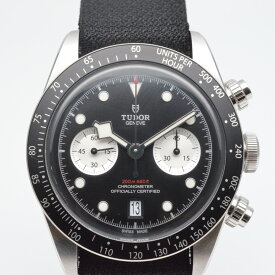 【楽天スーパーSALE10％OFF 4日20：00～11日1：59】TUDOR　チューダー　79360N-0007　BRACK BAY CHRONO　ブラック ベイ クロノ　41mm　ファブリック×SS　2021年4月記載　自動巻き　腕時計　メンズ　未使用　【中古】