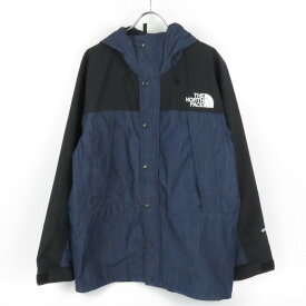 THE NORTH FACE　ザノースフェイス　MOUNTAIN LIGHT DENIM JACKET　マウンテンライトデニムジャケット　アウター　ブラック　デニム　ブルー　メンズ　【中古】