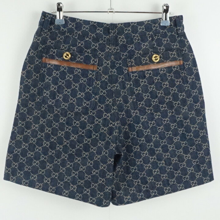 楽天市場】GUCCI グッチ 682805 ショートパンツ ブルー系 青 デニム  