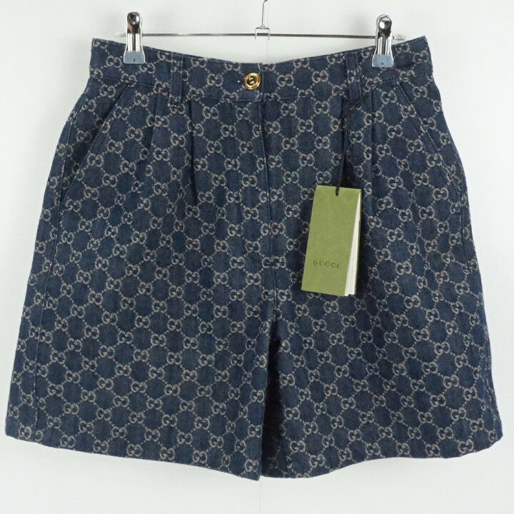 楽天市場】GUCCI グッチ 682805 ショートパンツ ブルー系 青 デニム  