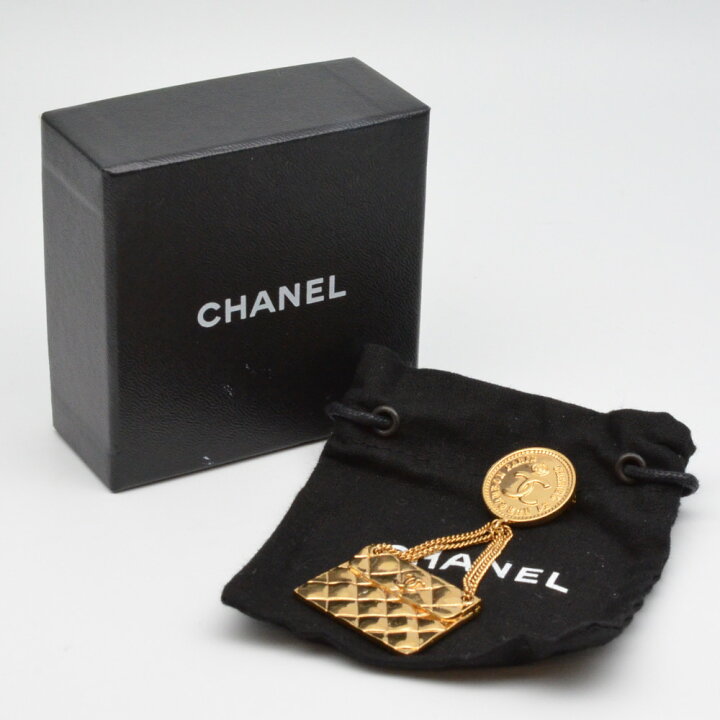 楽天市場】CHANEL シャネル マトラッセバッグモチーフ ブローチ 