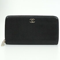 楽天市場】chanel ラウンドファスナー 長財布 黒の通販