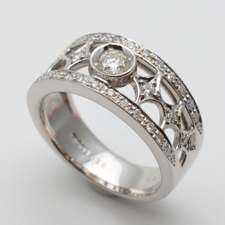 楽天市場】Pt900 ダイヤリング プラチナ ダイヤモンド0.18ct 0.26ct 約  