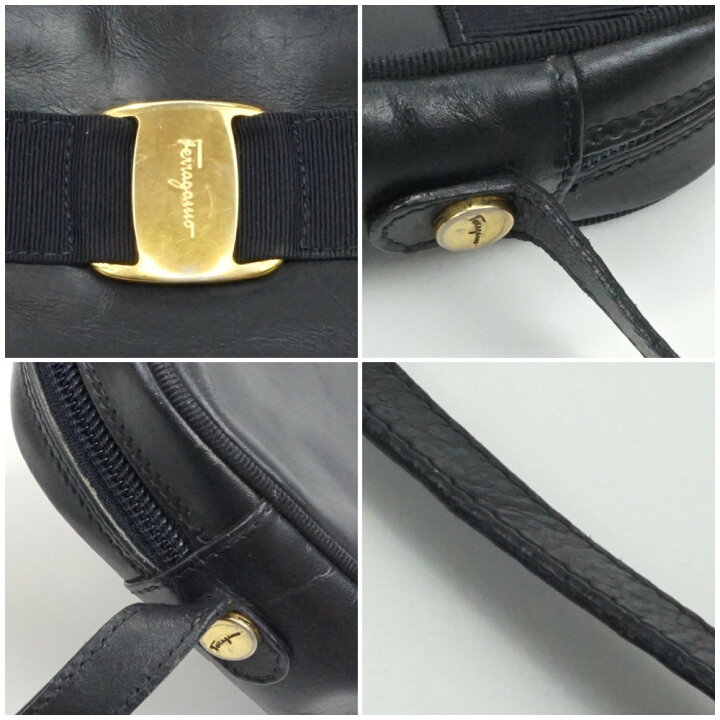 楽天市場】FERRAGAMO フェラガモ ヴァラ ショルダーバッグ ブラック 