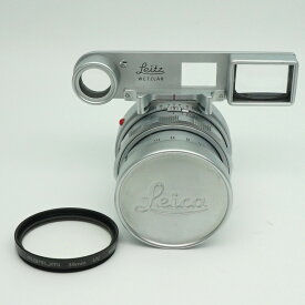 LEICA　ライカ　LEITZ WETZLAR SUMMICRON 1:2/50　ズミクロン　シルバー　ドイツ製　1966年製造　ヴィンテージ　レンズ　純正フード付き　交換レンズ　【中古】