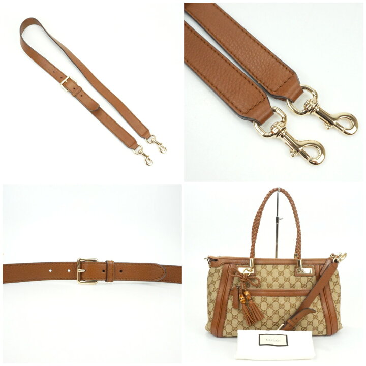 楽天市場】GUCCI グッチ 282300 ベラ 2WAYバッグ レザー ベージュ系  