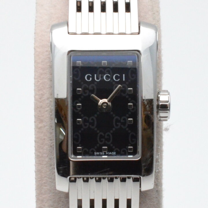 楽天市場】GUCCI グッチ 8600L Gメトロ レクタンブル クオーツ  