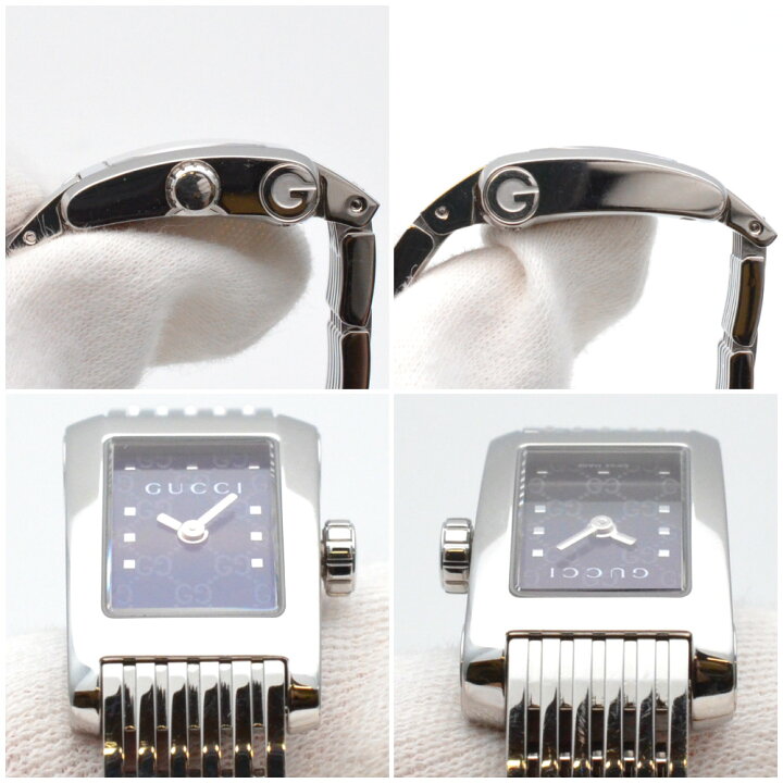 楽天市場】GUCCI グッチ 8600L Gメトロ レクタンブル クオーツ  