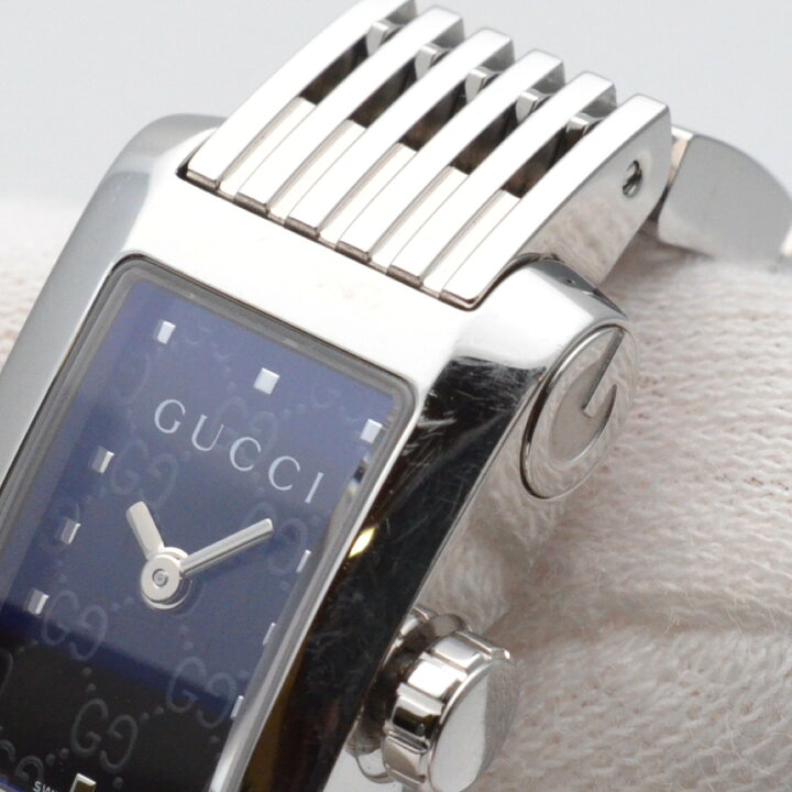 楽天市場】GUCCI グッチ 8600L Gメトロ レクタンブル クオーツ  