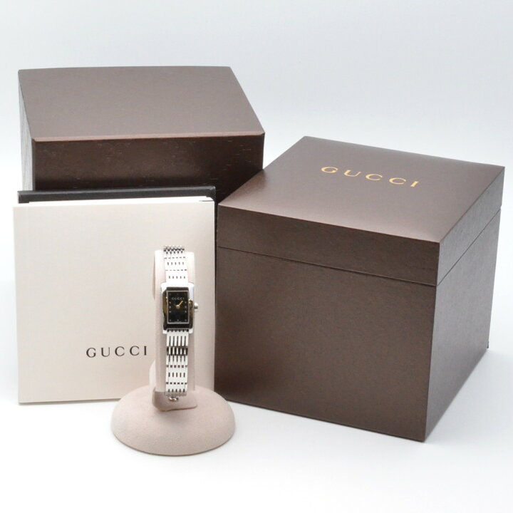 楽天市場】GUCCI グッチ 8600L Gメトロ レクタンブル クオーツ 