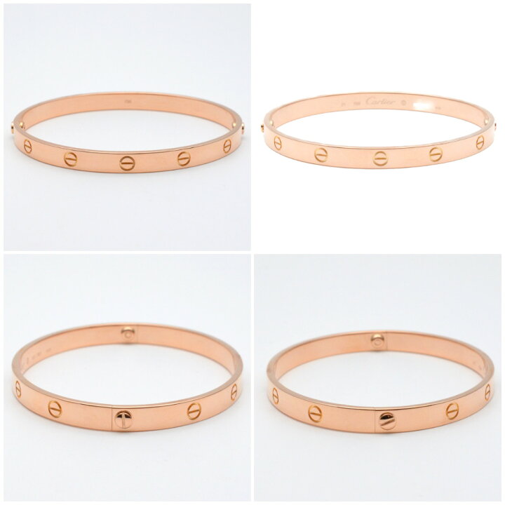 楽天市場】CARTIER カルティエ ラブブレス 750PG ピンクゴールド 
