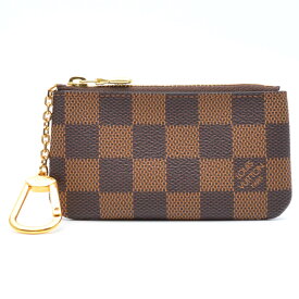 LOUIS VUITTON　ルイヴィトン　N62658　ポシェット・クレ　ダミエ・エベヌキャンバス　ブラウン　茶　キーケース　小銭入れ　カードケース　メンズ　レディース　【中古】