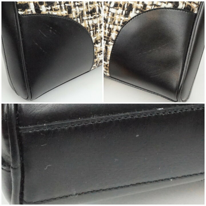楽天市場】PRADA プラダ B11229 ツイードバッグ ハンドバッグ 肩掛け 
