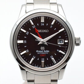 Grand Seiko　グランドセイコー　SBGM009　メカニカルGMT　ダークブラウン　自動巻き　オートマチック　39.5mm　デイト表示　メンズ時計　腕時計　【中古】