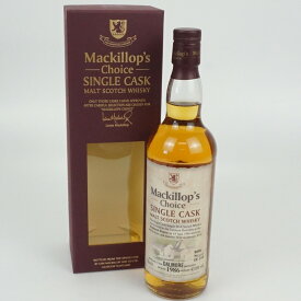 Mackillop’s Choice SINGLE CASK DALMORE　マキロップ チョイス ダルモア 1986　シングルモルト　スコッチウイスキー　スコットランド　アルコール度数43度　容量700ml　酒　未開栓　【中古】