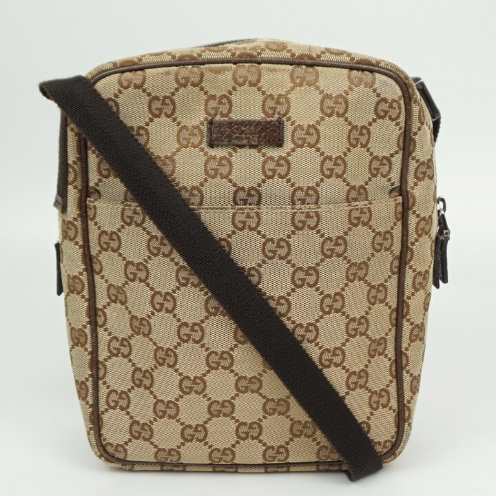 楽天市場】GUCCI グッチ 122754 ショルダーバッグ ベージュ/ブラウン系  