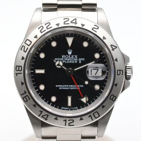 ROLEX　ロレックス　16570　エクスプローラーII　U番(1997年頃)　ブラック　自動巻き　オートマチック　40mm　100M防水　メンズ時計　腕時計　【中古】