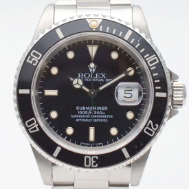 ROLEX　ロレックス　16610　サブマリーナデイト トリチウム　S番(1993年頃)　ブラック　自動巻き　オートマチック　40mm　300M防水　メンズ時計　腕時計　【中古】