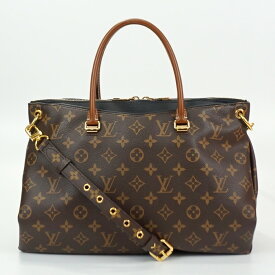 LOUIS VUITTON ルイヴィトン　M41064　パラス　モノグラム・キャンバス　ブラウン　茶　トートバッグ　ショルダー　肩掛け　斜め掛け　レディースバッグ　【中古】