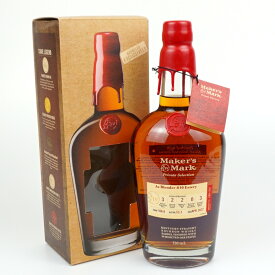 Maker'S Mark Private Selection 2022　メーカーズマーク プライベートセレクション　バーボンウィスキー　アメリカ　アルコール度数53度　容量750ml　酒　未開栓　【中古】