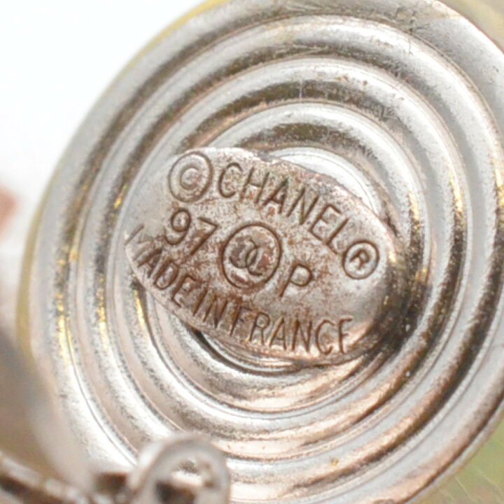 楽天市場】CHANEL シャネル 97P クリアキューブ No.5イヤリング クリア 