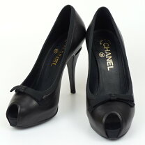 極美品☆CHANELシャネルハイヒール35 1/2