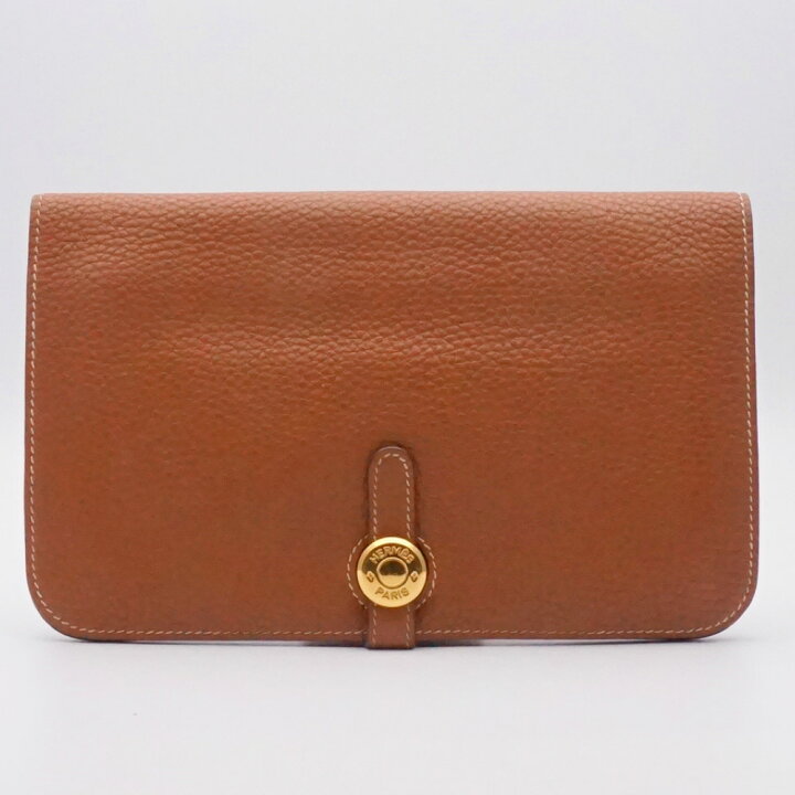 楽天市場】HERMES エルメス ドゴンGM □G刻印(2003年頃製造) キャメル 
