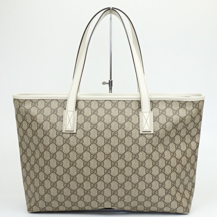 楽天市場】GUCCI グッチ 211137 GGスプリーム トートバッグ ベージュ系  