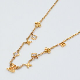 LOUIS VUITTON　ルイヴィトン　M01322　ネックレス・LV インザスカイ　ゴールド　メタル　チェーン約39cm～約45cm　ブランドアクセ　レディース　【中古】