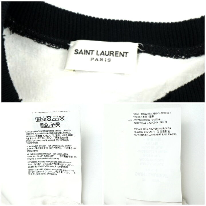 楽天市場】SAINT LAURENT サンローラン 527674 ラグランTシャツ  