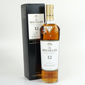 MACALLAN 12年 SHERRY　OAK CASK　マッカラン　シングルモルト　スコッチウイスキー　スコットランド　アルコール度数40度　容量700ml　酒　未開栓　【中古】