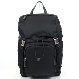 PRADA　プラダ　2VZ135　バックパック　NERO/ブラック　ナイロンリュック　デイバッグ　メンズ　レディース　【中古】