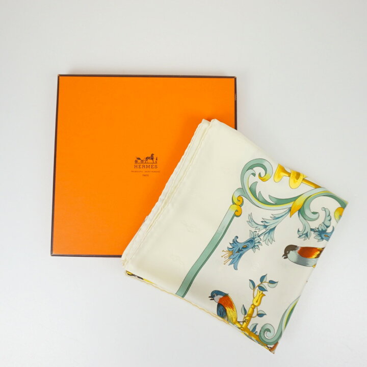 楽天市場】HERMES エルメス カレ90 ORGAUPHONE ET AUTRES MECANIQUES  