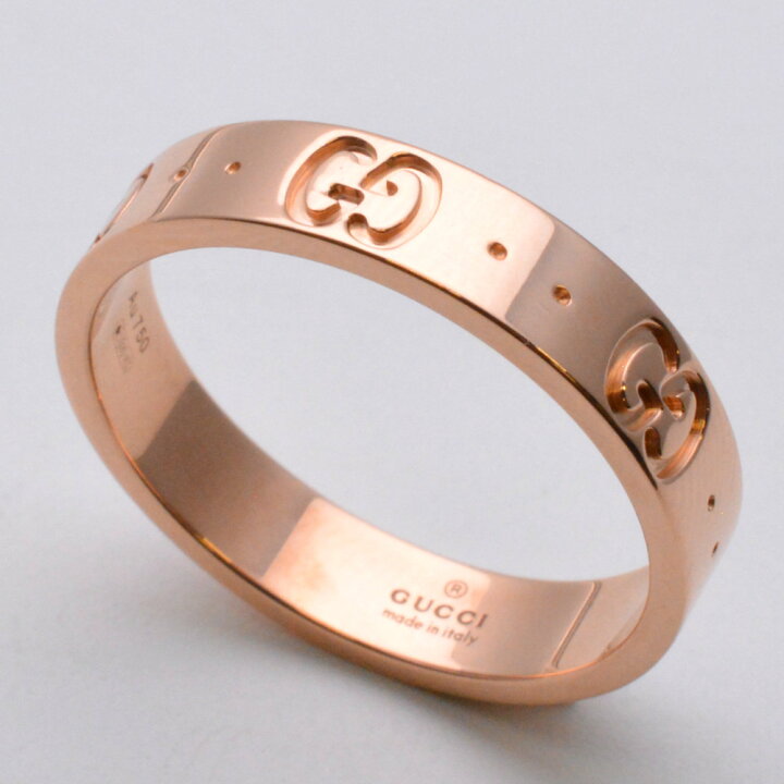 楽天市場】GUCCI グッチ アイコンリング ピンクゴールド 750PG K18 