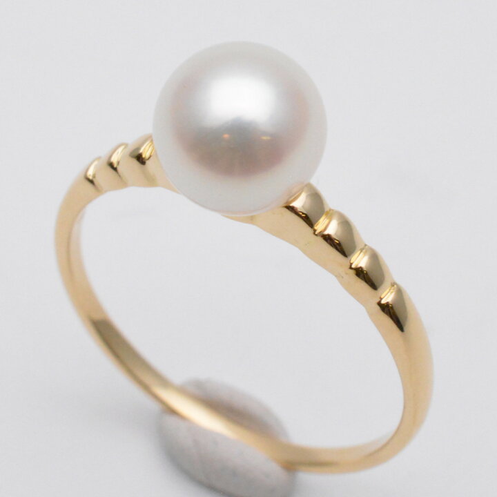 楽天市場】MIKIMOTO ミキモト パールリング K18 イエローゴールド 金  