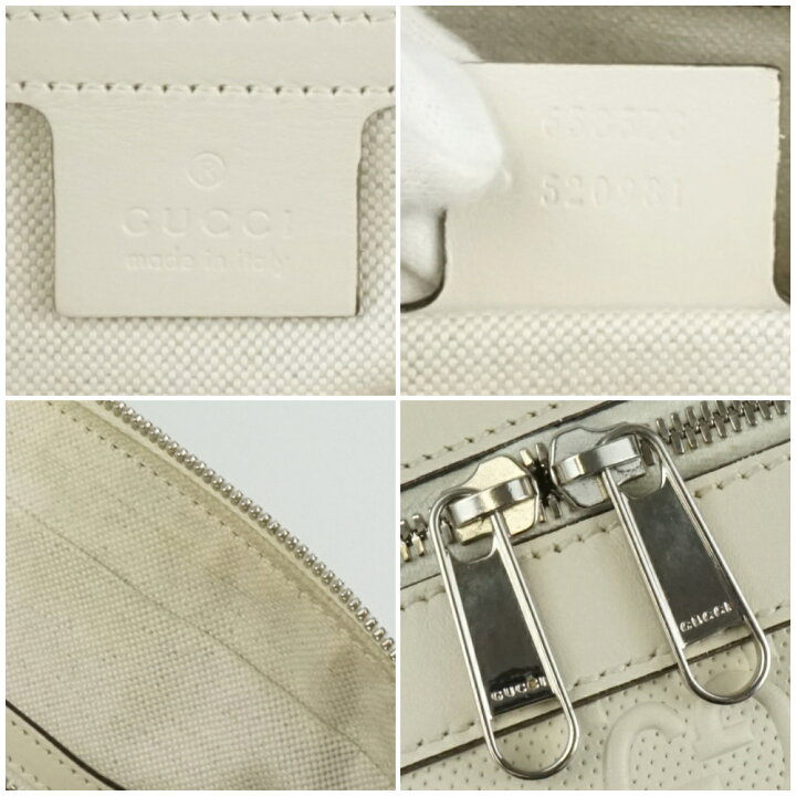 楽天市場】GUCCI グッチ 658573 ブリーフバッグ アイボリー系 ホワイト 